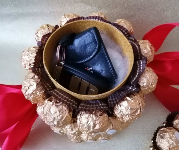 Pralinen Schachtel Geldgeschenk  zum 18.Geburtstag